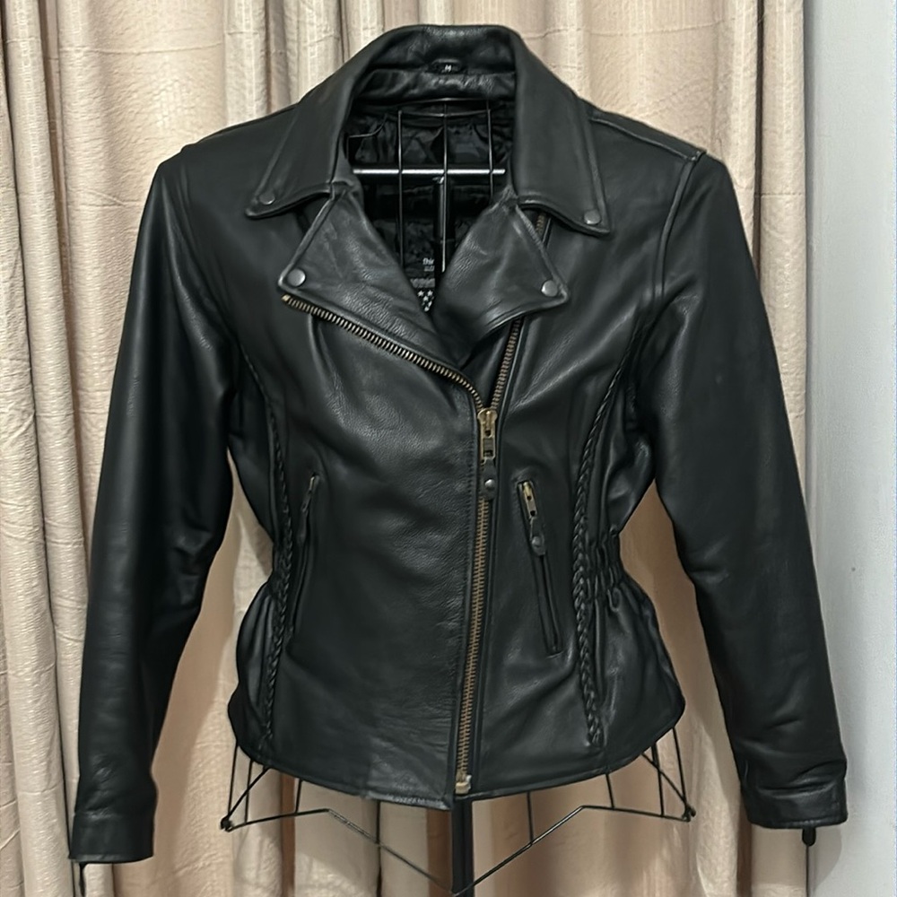 Women's Black Leather Jacket